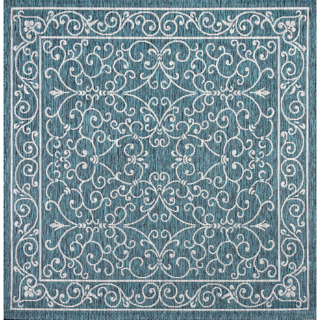 JONATHAN Y Filigree Textured Weave Indoor/Outdoor Area Rug
