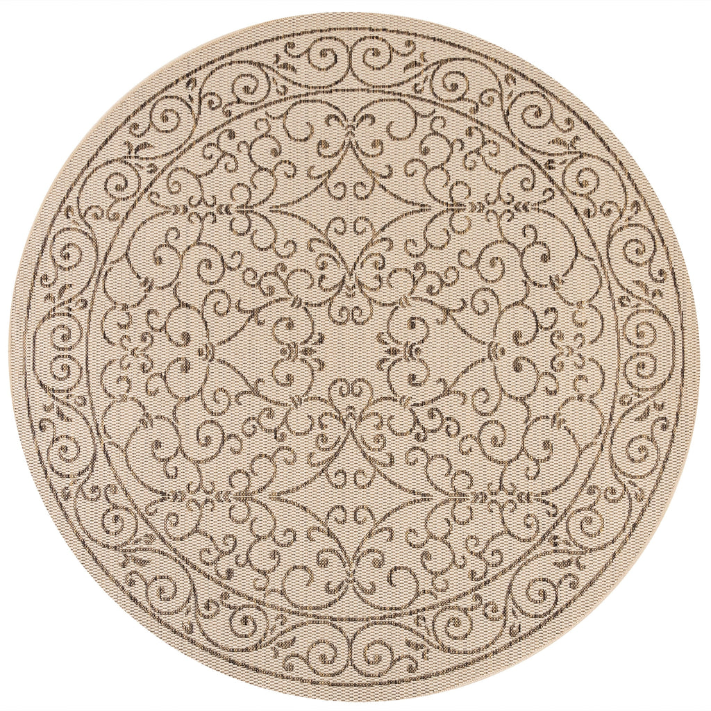 JONATHAN Y Filigree Textured Weave Indoor/Outdoor Area Rug