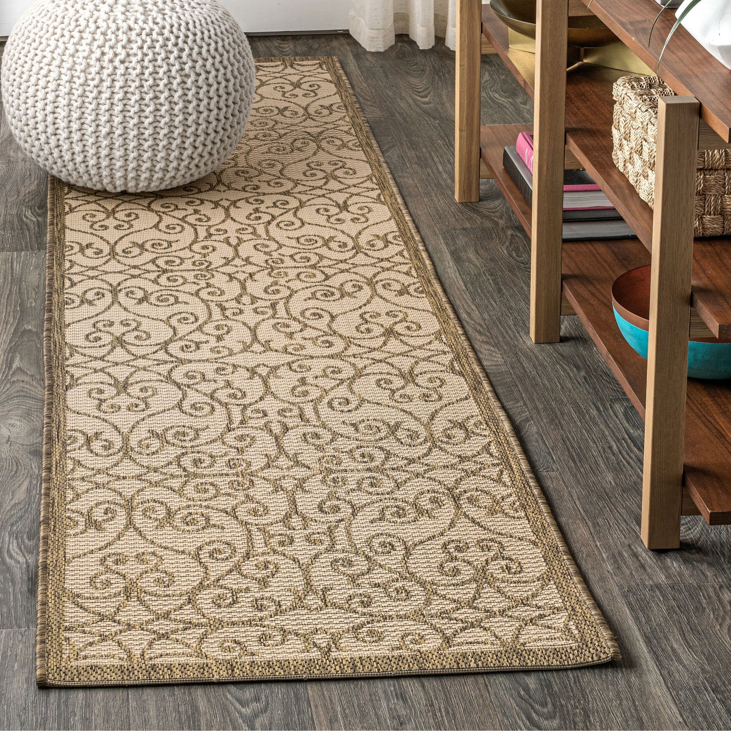 JONATHAN Y Ourika Textured Weave Indoor/Outdoor Area Rug