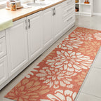JONATHAN Y Floral Textured Weave Indoor/Outdoor Area Rug