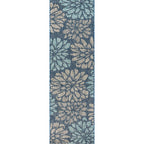 JONATHAN Y Floral Textured Weave Indoor/Outdoor Area Rug