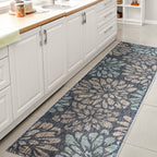 JONATHAN Y Floral Textured Weave Indoor/Outdoor Area Rug