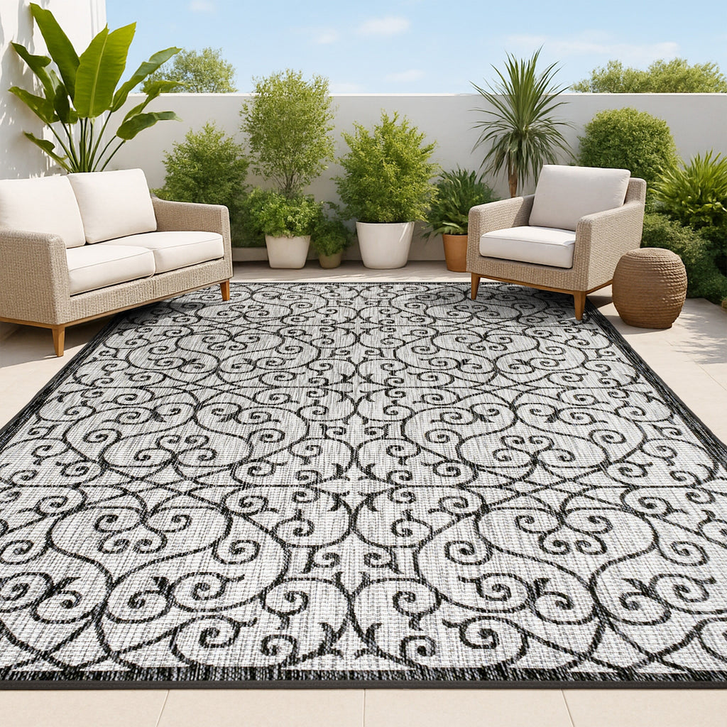 JONATHAN Y Ourika Textured Weave Indoor/Outdoor Area Rug
