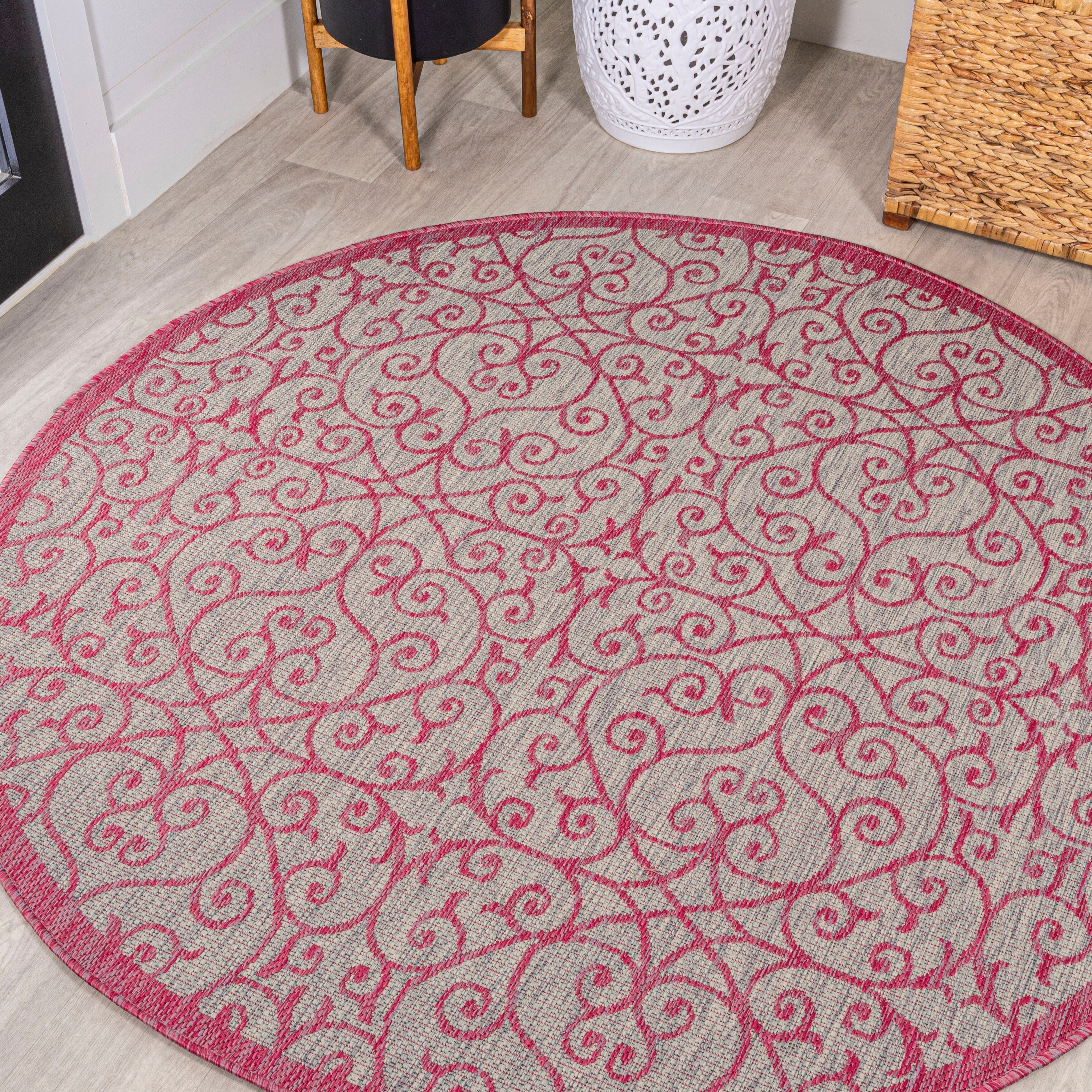 JONATHAN Y Ourika Textured Weave Indoor/Outdoor Area Rug
