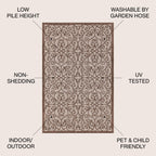 JONATHAN Y Ourika Textured Weave Indoor/Outdoor Area Rug