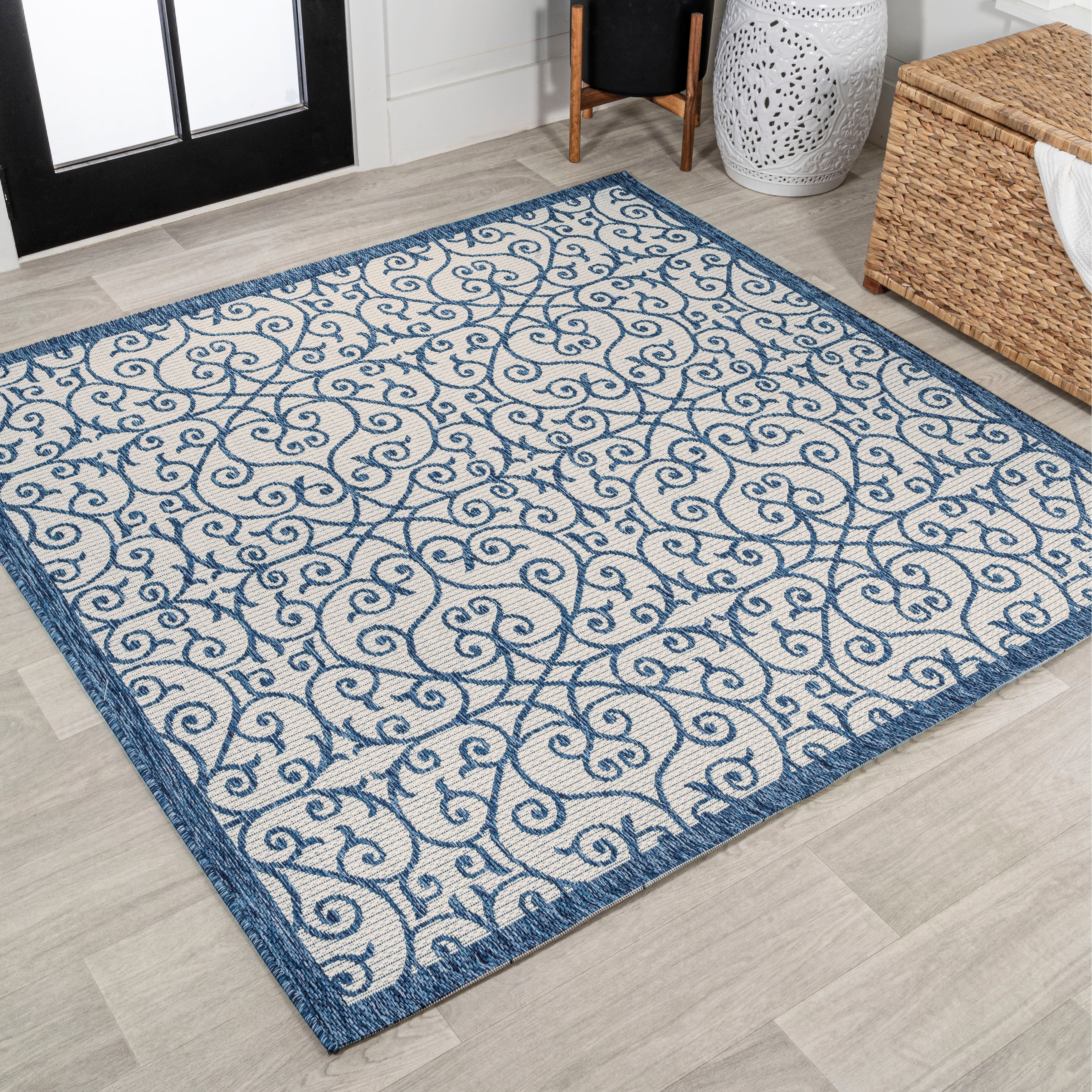 JONATHAN Y Ourika Textured Weave Indoor/Outdoor Area Rug