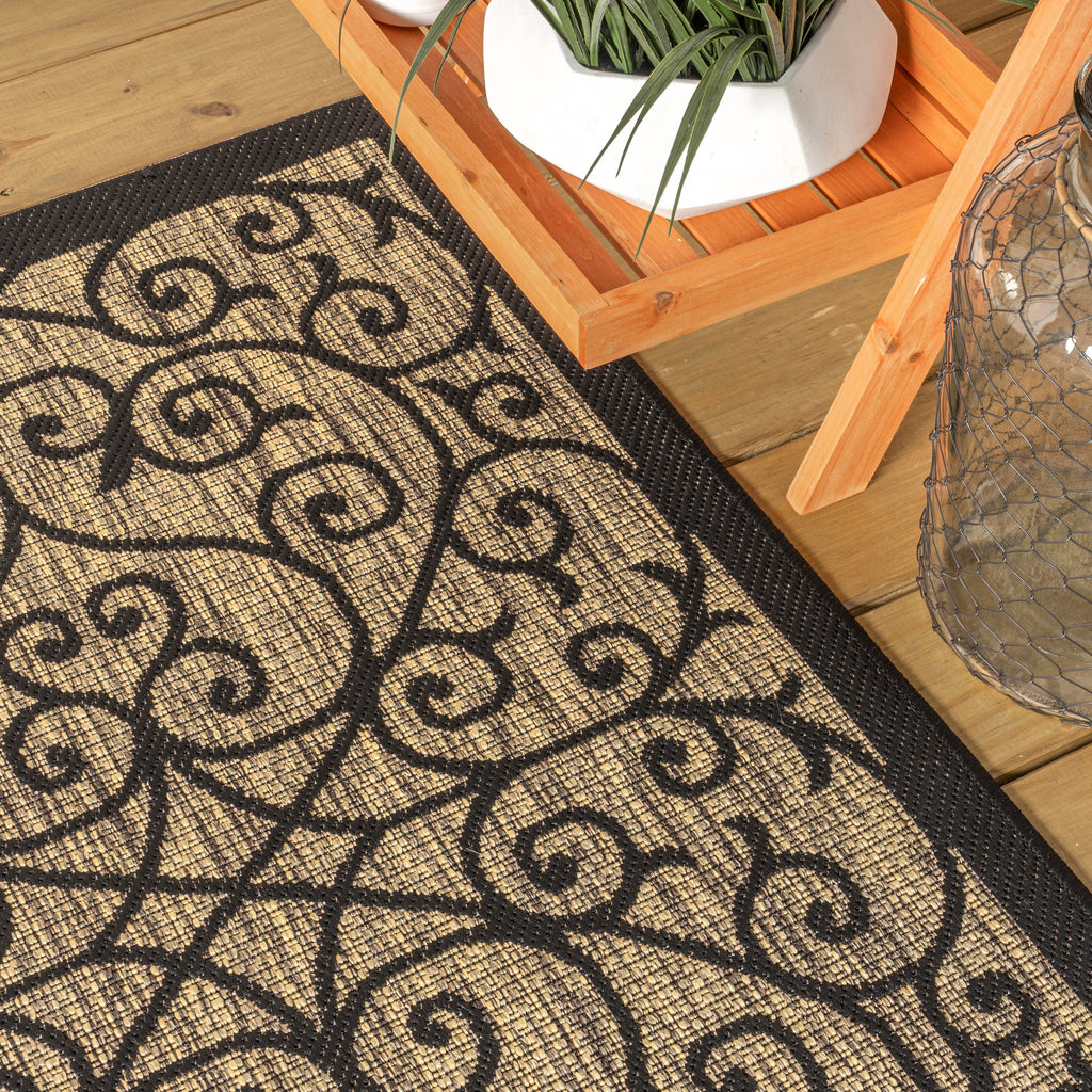 JONATHAN Y Ourika Textured Weave Indoor/Outdoor Area Rug