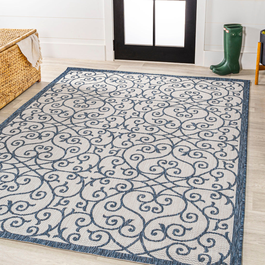 JONATHAN Y Ourika Textured Weave Indoor/Outdoor Area Rug