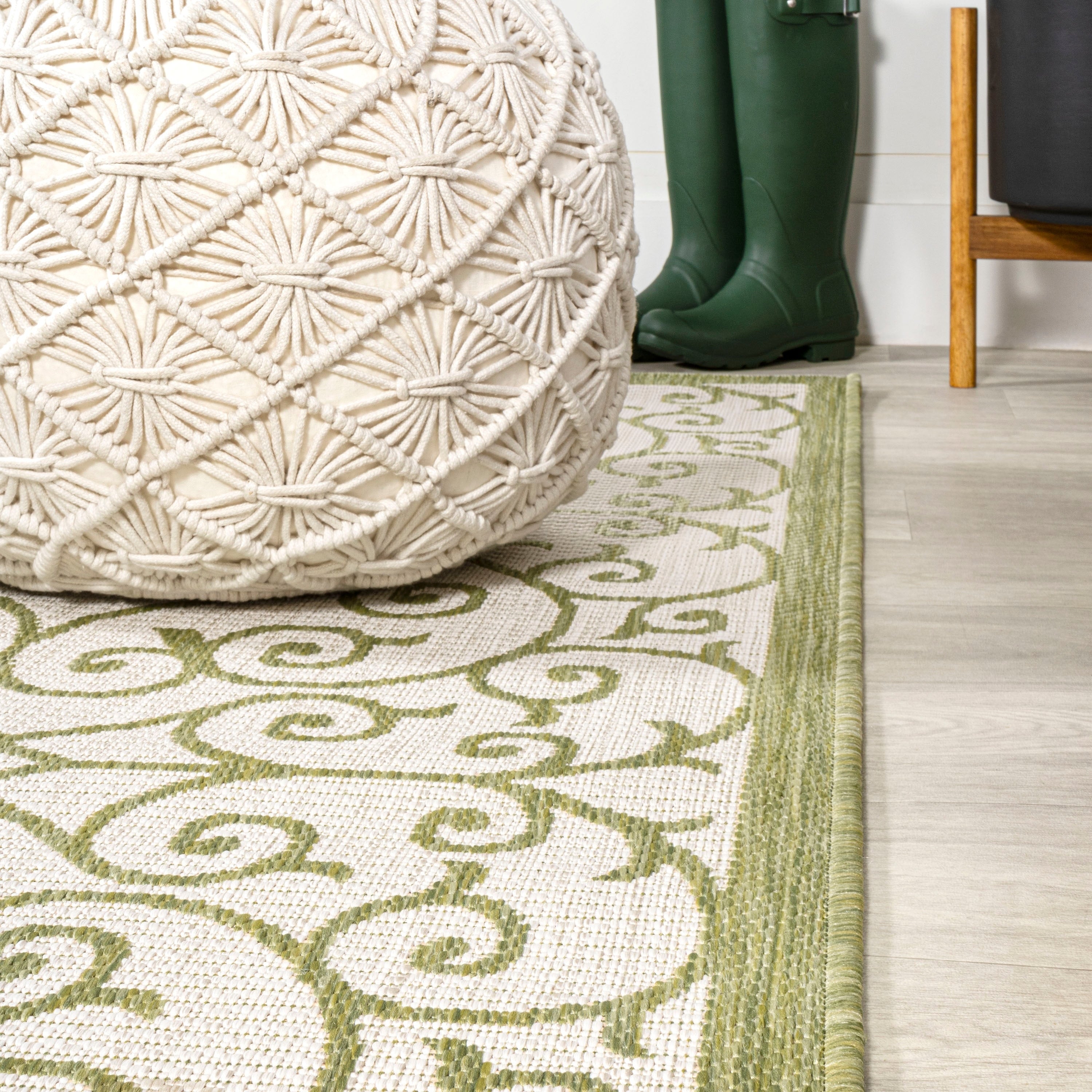 JONATHAN Y Ourika Textured Weave Indoor/Outdoor Area Rug