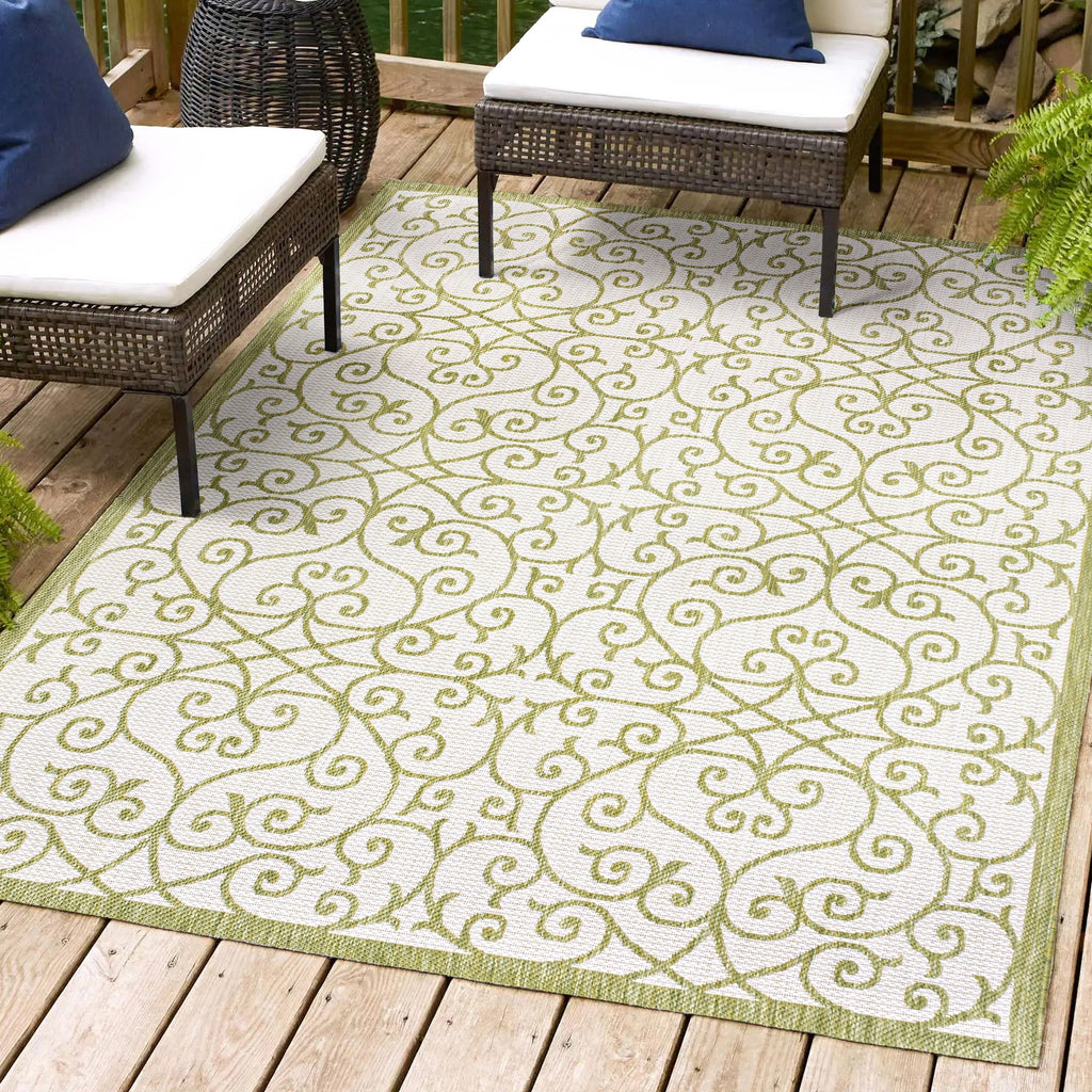 JONATHAN Y Ourika Textured Weave Indoor/Outdoor Area Rug