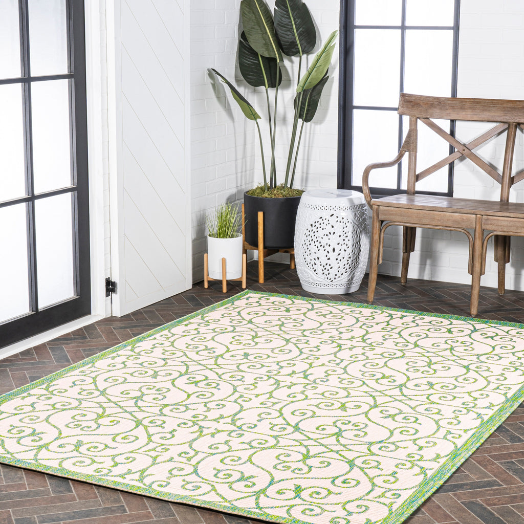 JONATHAN Y Ourika Textured Weave Indoor/Outdoor Area Rug