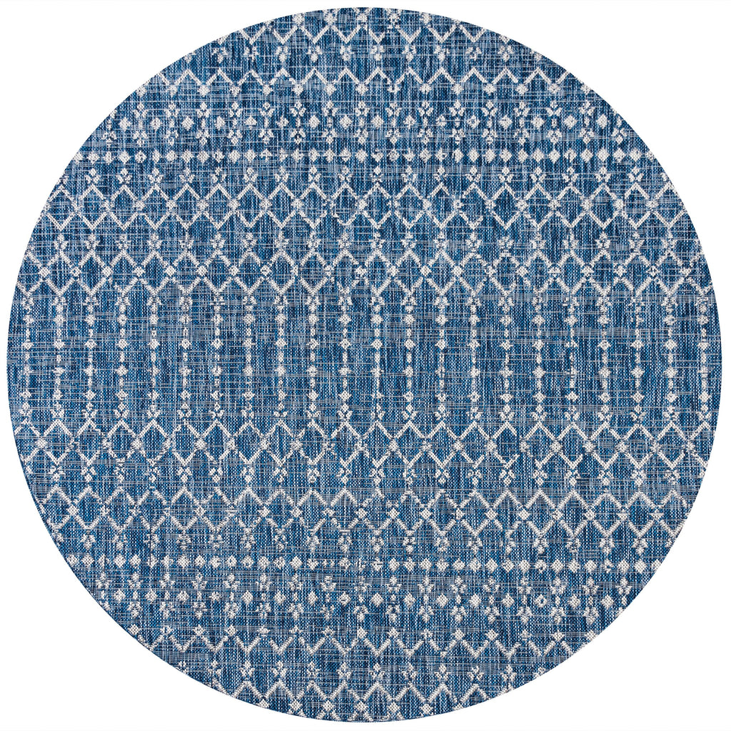 JONATHAN Y Trebol Moroccan Geometric Textured Weave Indoor/Outdoor Area Rug