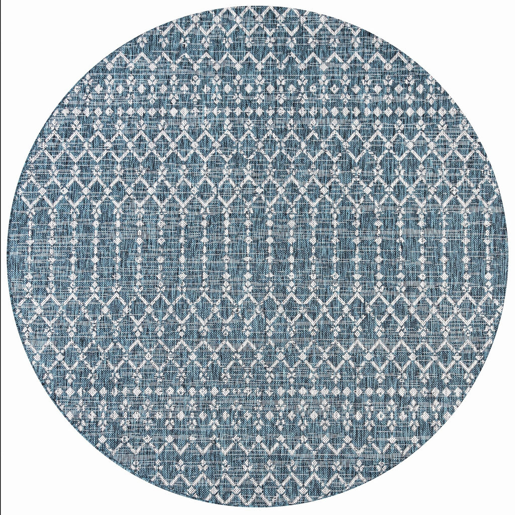 JONATHAN Y Trebol Moroccan Geometric Textured Weave Indoor/Outdoor Area Rug