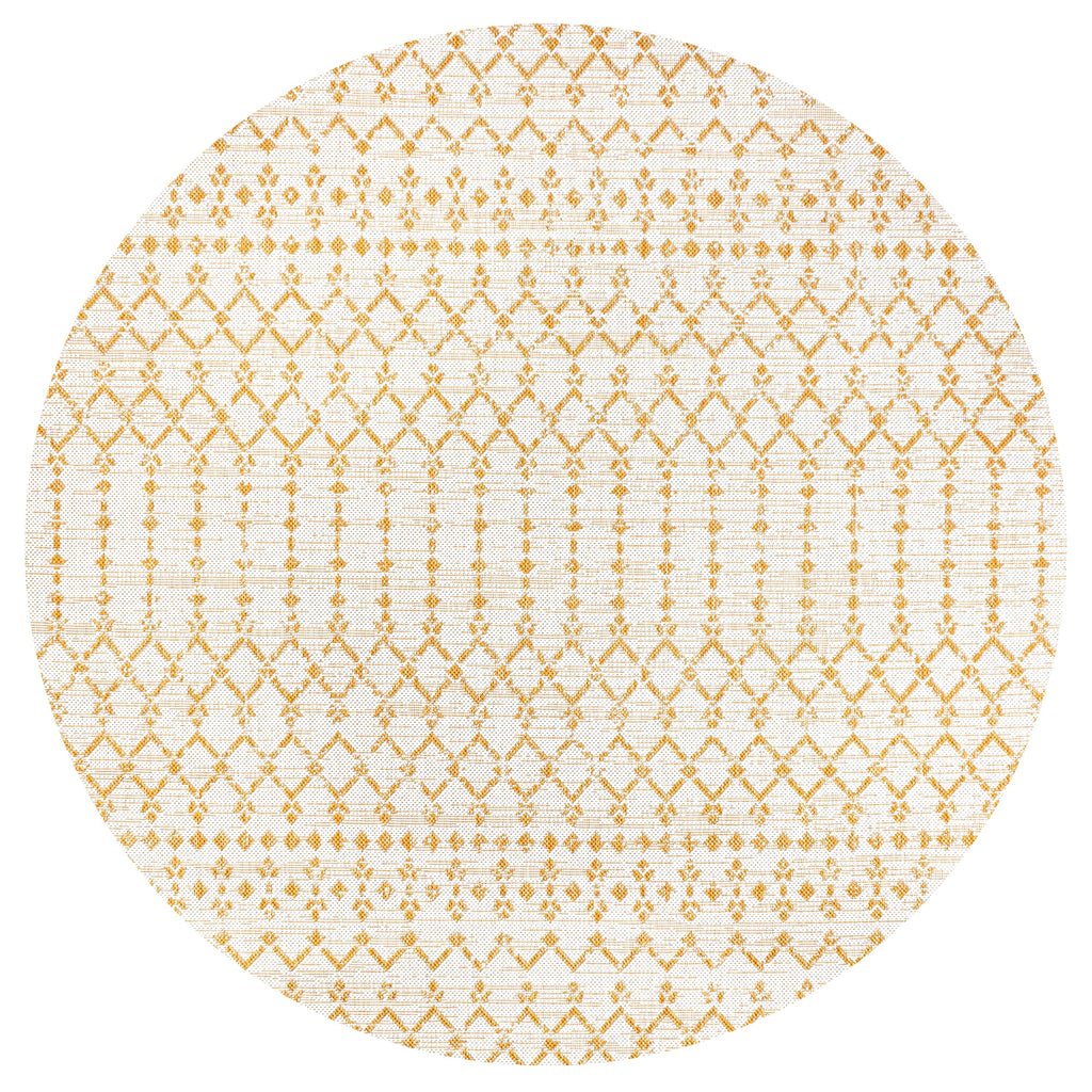 JONATHAN Y Trebol Moroccan Geometric Textured Weave Indoor/Outdoor Area Rug