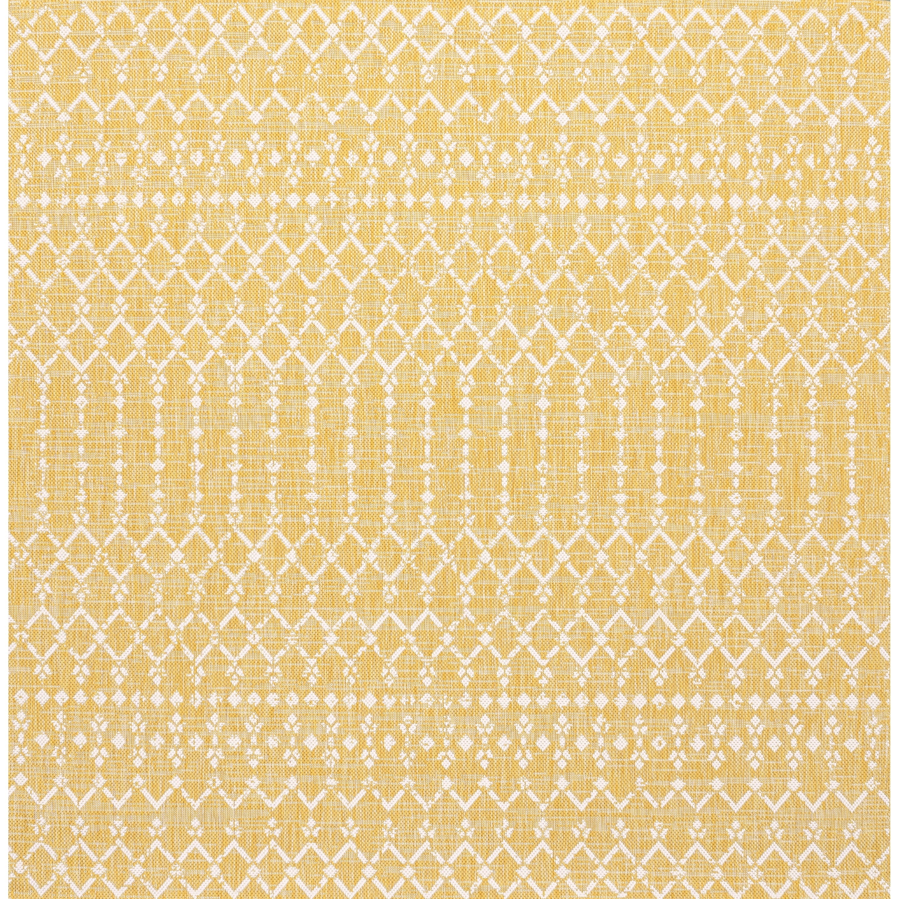 JONATHAN Y Trebol Moroccan Geometric Textured Weave Indoor/Outdoor Area Rug