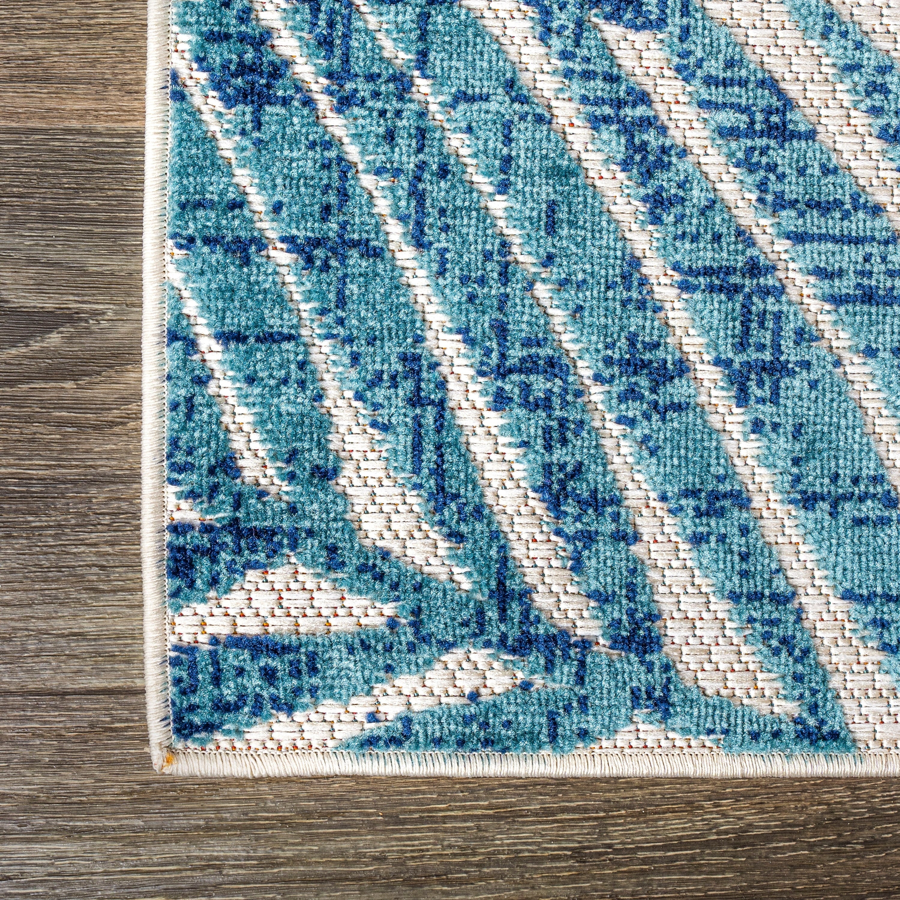 JONATHAN Y Aydin Palm Leaves Indoor/Outdoor Area Rug