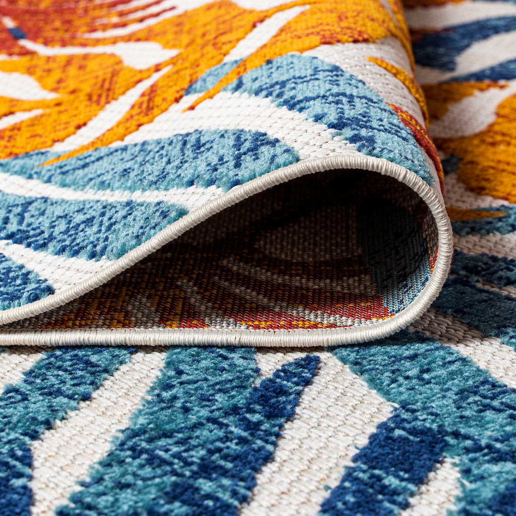 JONATHAN Y Aydin Palm Leaves Indoor/Outdoor Area Rug