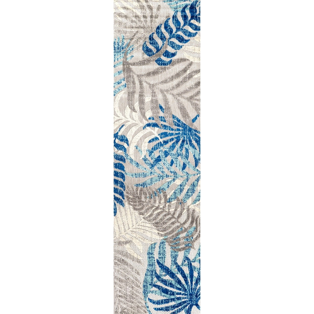 JONATHAN Y Aydin Palm Leaves Indoor/Outdoor Area Rug