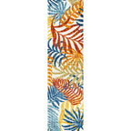 JONATHAN Y Aydin Palm Leaves Indoor/Outdoor Area Rug