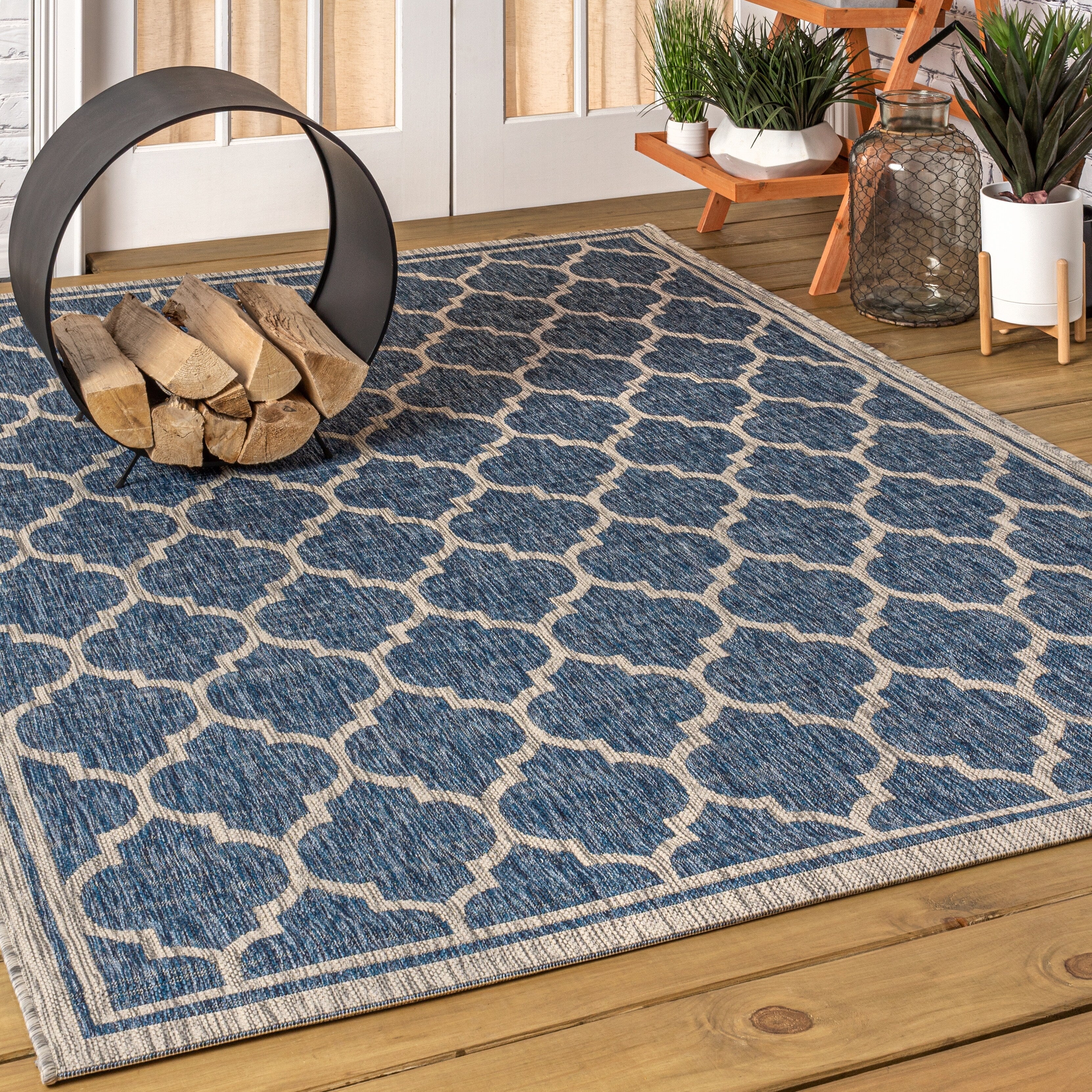 JONATHAN Y Zinnia Textured Weave Indoor/Outdoor Area Rug