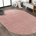 JONATHAN Y Tumbling Solid Low-Pile Area Rug
