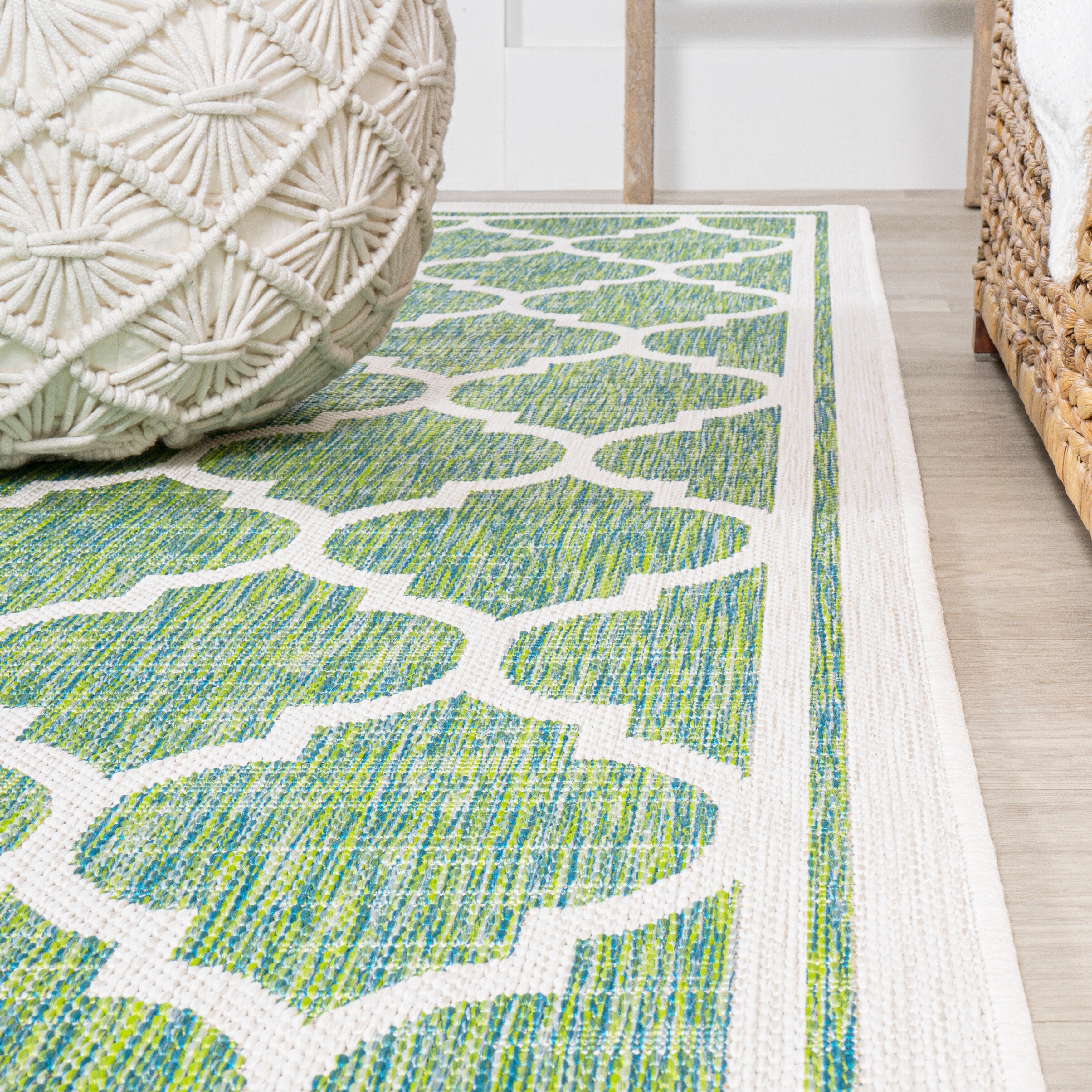 JONATHAN Y Zinnia Textured Weave Indoor/Outdoor Area Rug