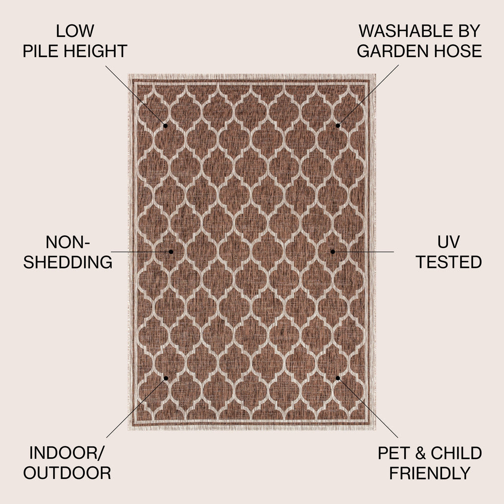 JONATHAN Y Zinnia Textured Weave Indoor/Outdoor Area Rug