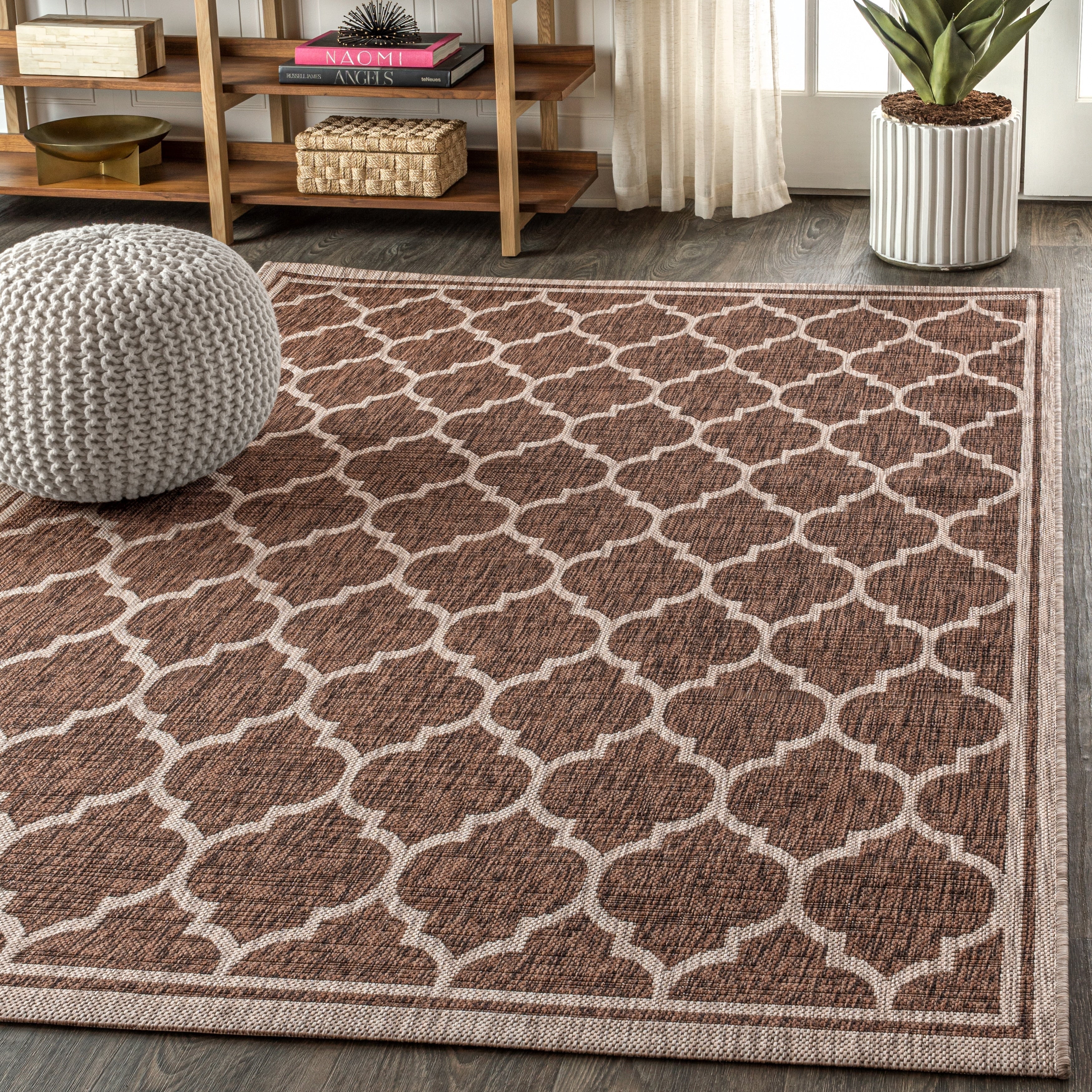JONATHAN Y Zinnia Textured Weave Indoor/Outdoor Area Rug