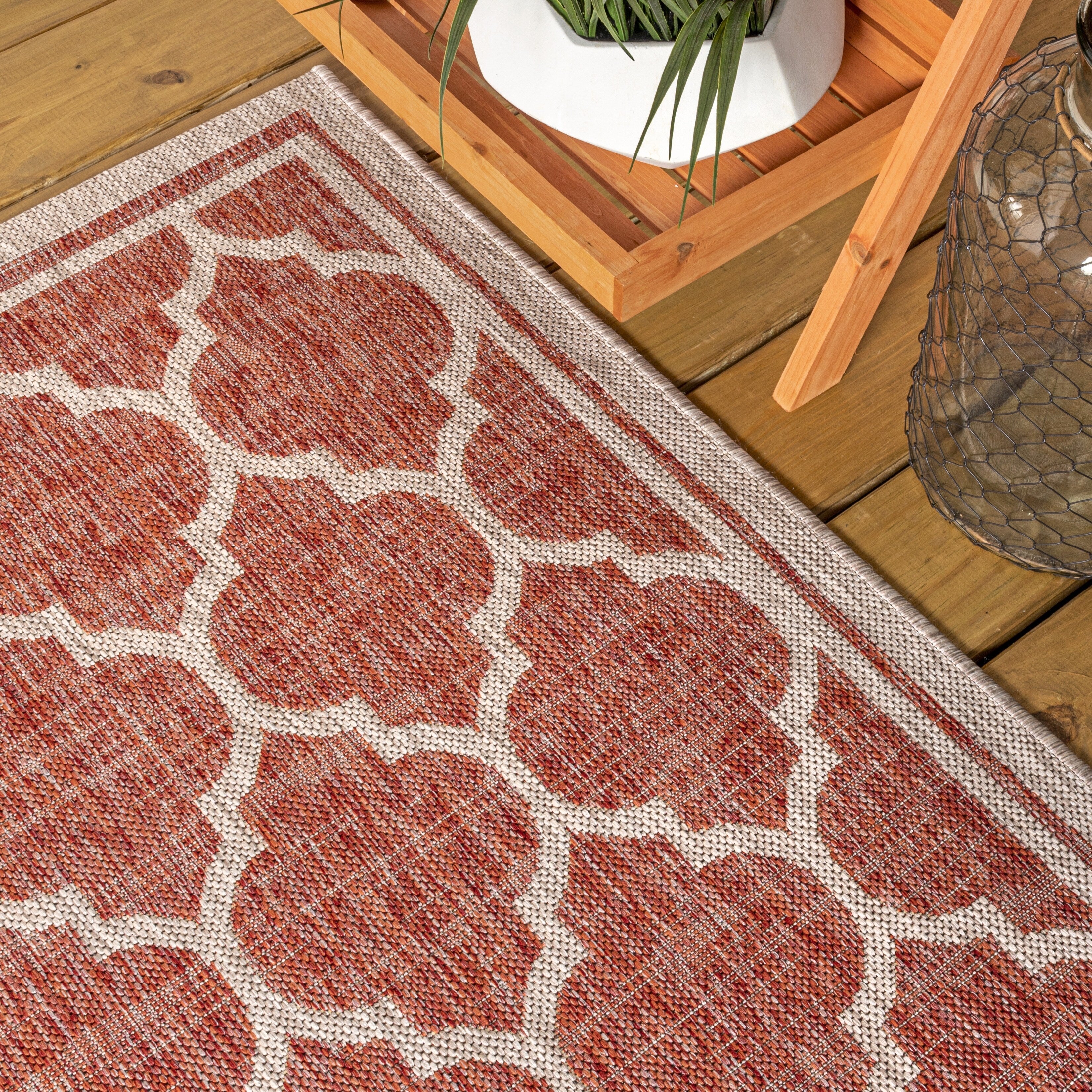 JONATHAN Y Zinnia Textured Weave Indoor/Outdoor Area Rug
