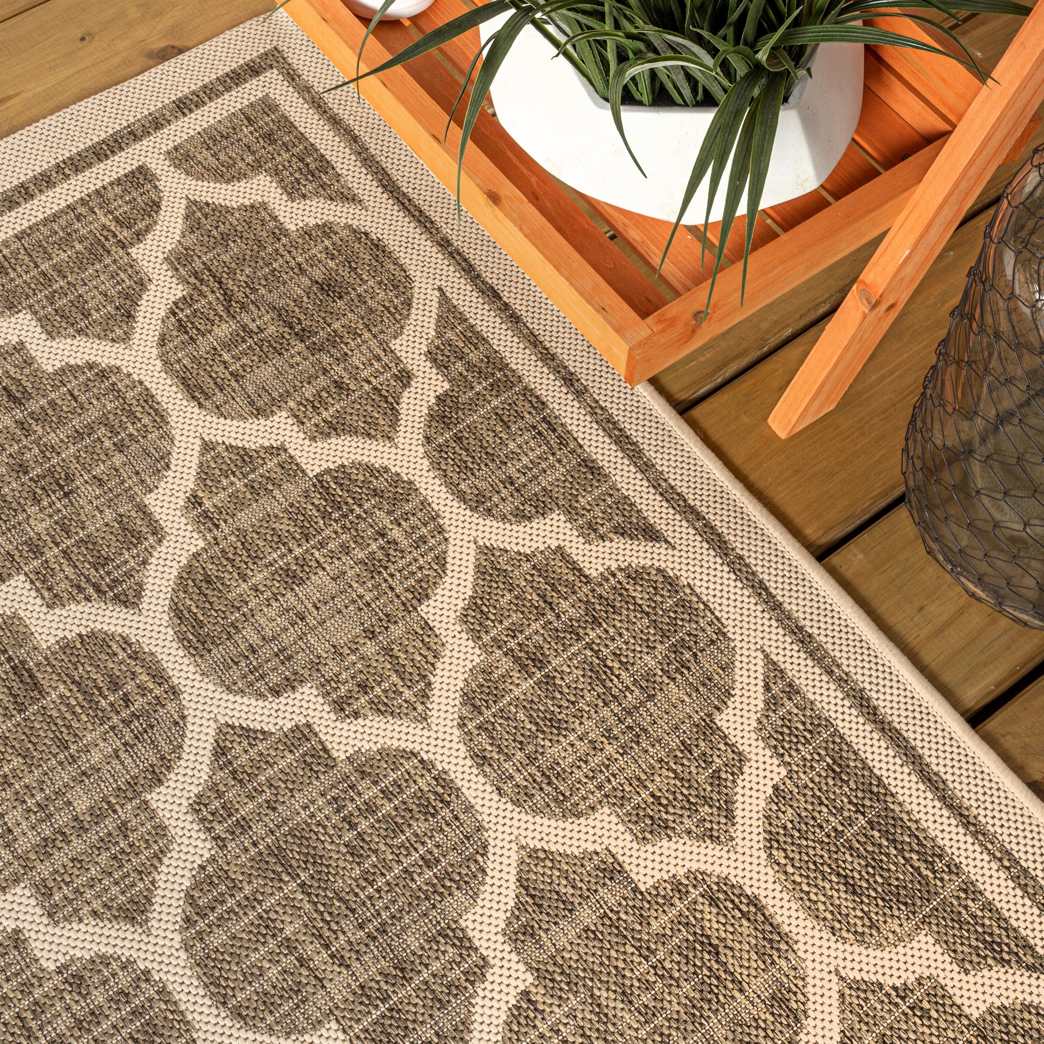 JONATHAN Y Zinnia Textured Weave Indoor/Outdoor Area Rug
