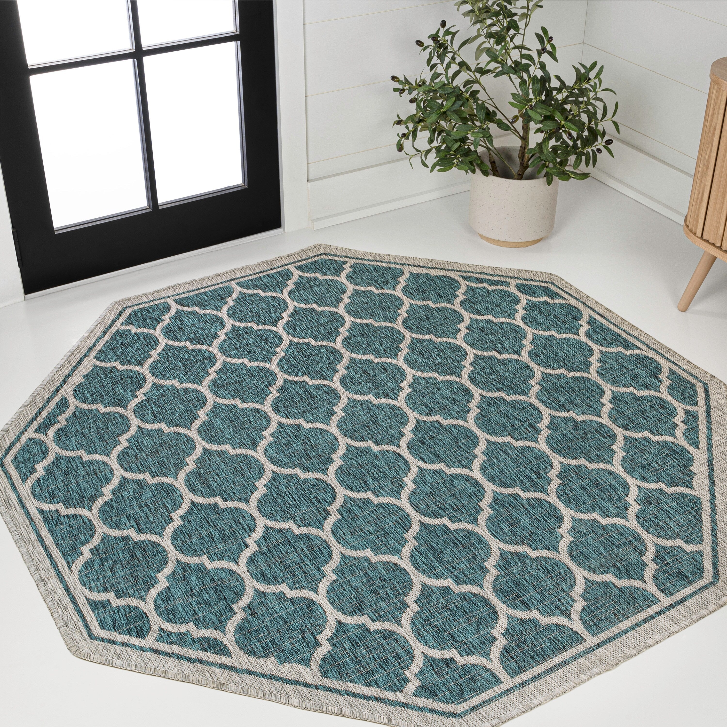 JONATHAN Y Zinnia Textured Weave Indoor/Outdoor Area Rug
