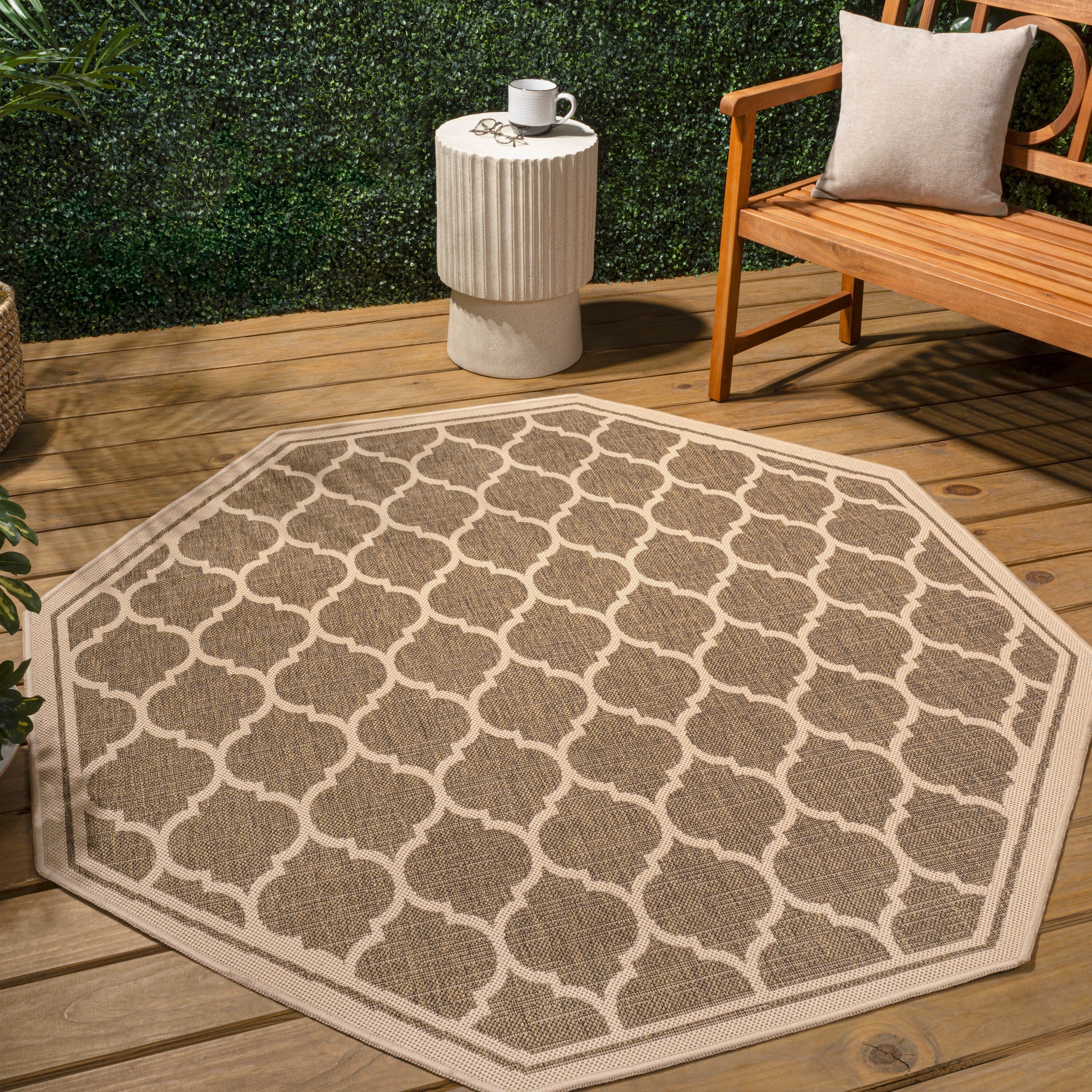 JONATHAN Y Zinnia Textured Weave Indoor/Outdoor Area Rug