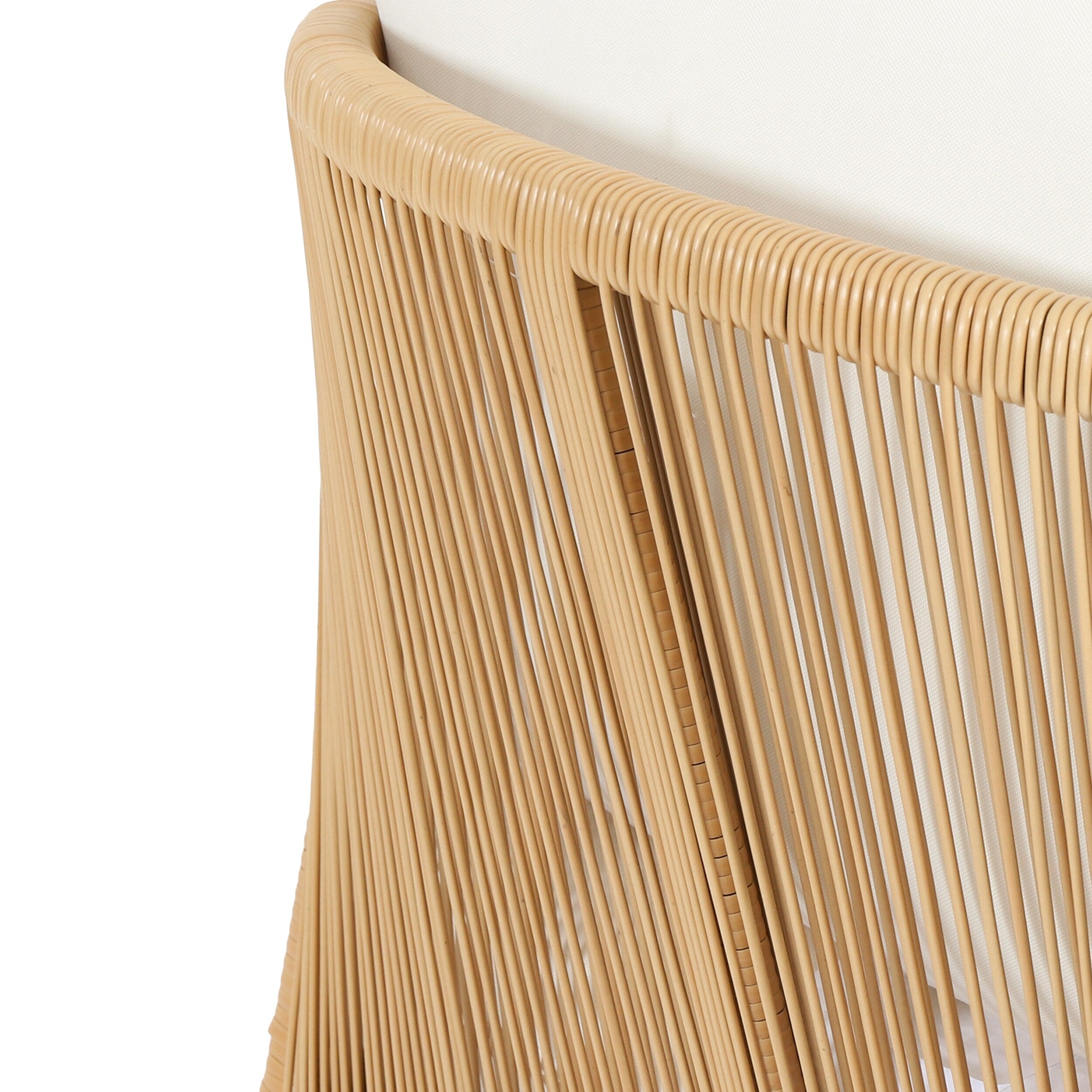 Jabe Outdoor Acacia Wood and Wicker Club Chair Set by Christopher Knight Home