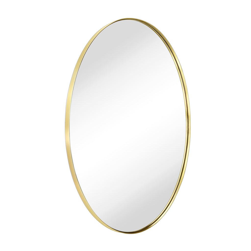 TEHOME Javell Oval Metal Wall Mirror