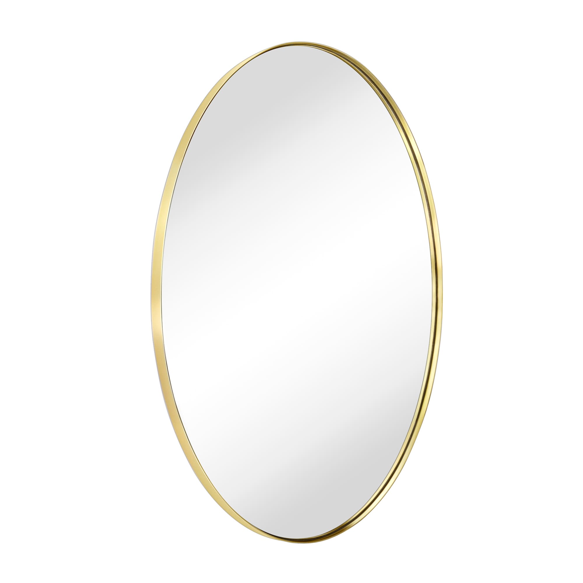 TEHOME Javell Oval Metal Wall Mirror