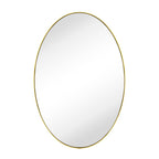 TEHOME Javell Oval Metal Wall Mirror