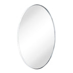 TEHOME Javell Oval Metal Wall Mirror