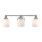 Jayne Iron/Frosted Glass Farmhouse Cottage LED Vanity Light, by JONATHAN Y