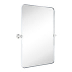 TEHOME Jonathan Rectangle Pivot Tilt Metal Wall Mirror