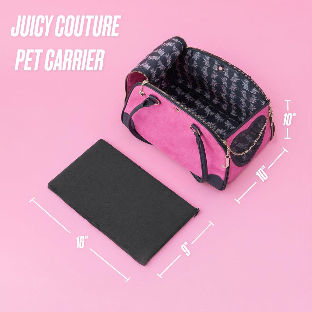 Juicy Couture Give Me Treats Pet Carrier - Stylish Travel Bag