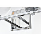 Julian 1 Light Black and Clear Bath Sconce