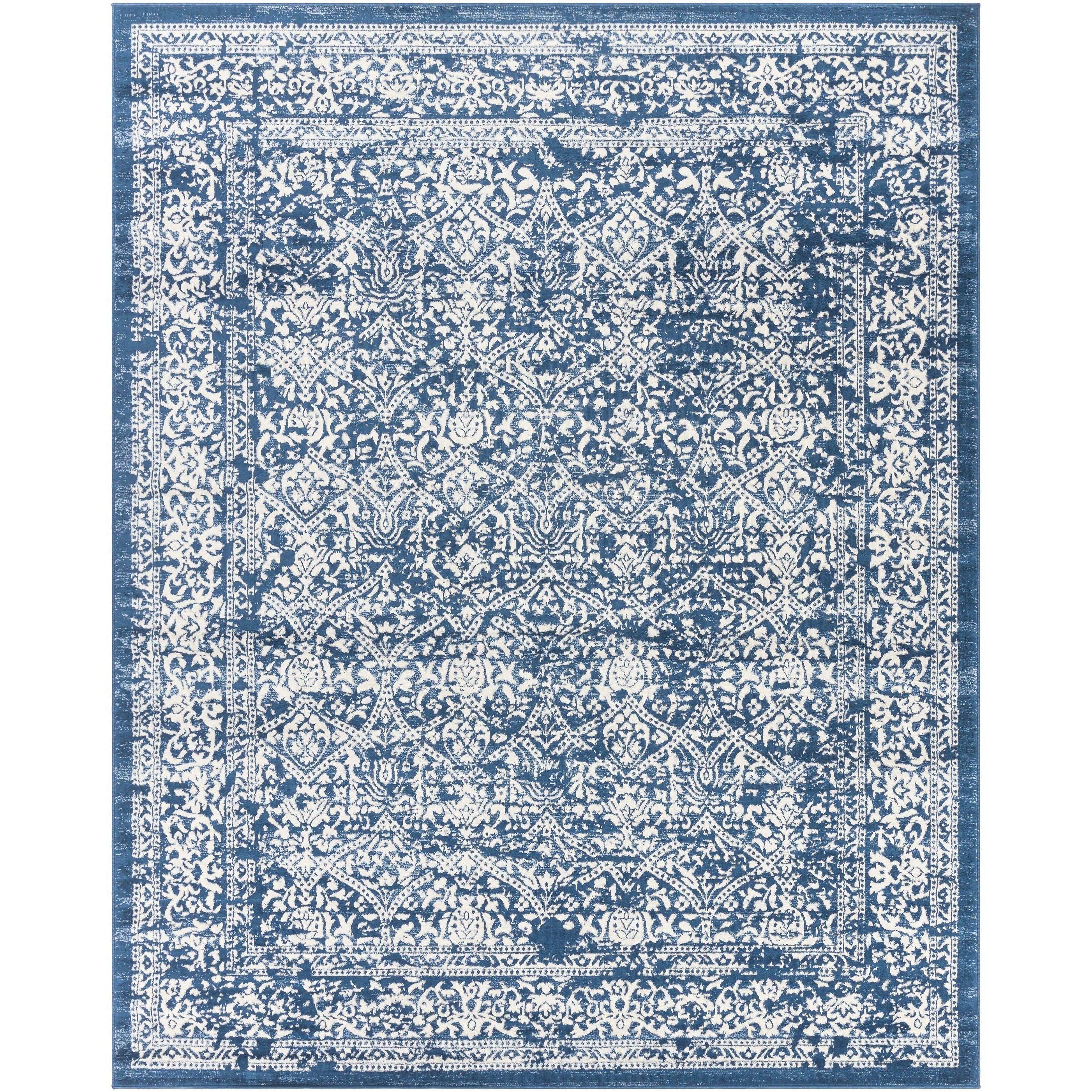 Livabliss Juventas Distressed Medallion Area Rug