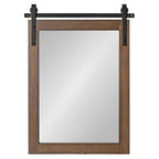 Kate and Laurel Cates Rustic Rectangular Wall Mirror