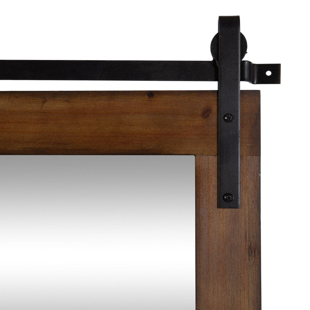 Kate and Laurel Cates Rustic Rectangular Wall Mirror