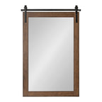 Kate and Laurel Cates Rustic Rectangular Wall Mirror