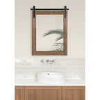 Kate and Laurel Cates Rustic Rectangular Wall Mirror