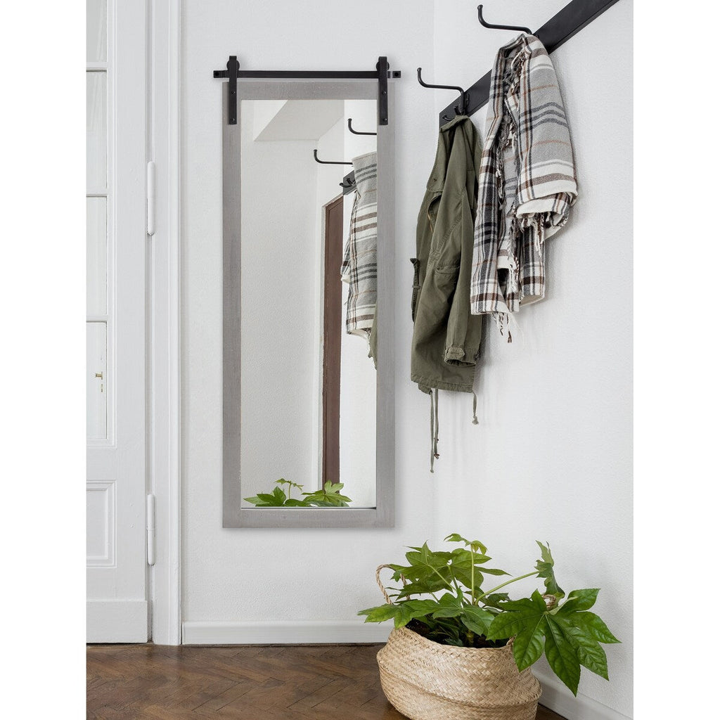 Kate and Laurel Cates Rustic Rectangular Wall Mirror