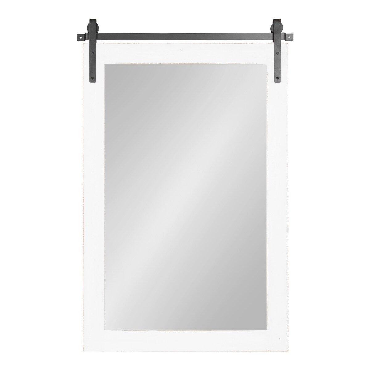 Kate and Laurel Cates Rustic Rectangular Wall Mirror