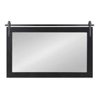 Kate and Laurel Cates Rustic Rectangular Wall Mirror
