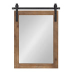 Kate and Laurel Cates Rustic Rectangular Wall Mirror
